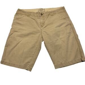 BKE Buckle Tuscan Shorts Men's Size 32 Bermuda Chino Khaki